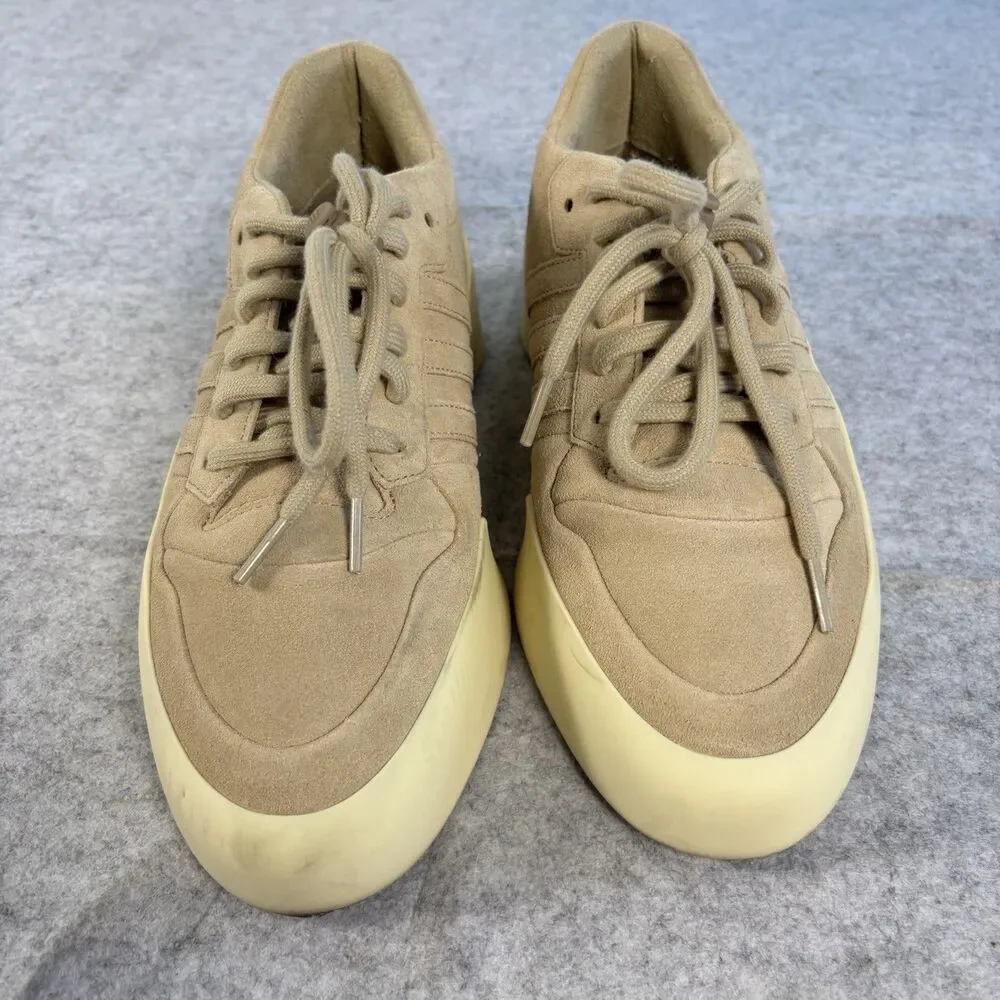 IE6213 - Mens 9.5 / Womens 10.5 - Adidas x Fear of God Athletics '86 Lo Clay EUC